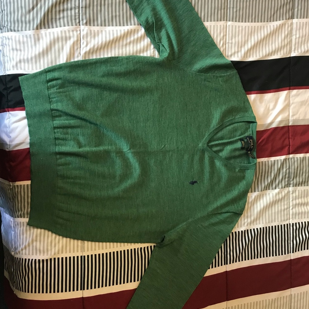 Polo V-neck sweater